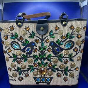 Authentic Vintage Enid Collins Jewel and Coins Purse - "It Grows On Trees"